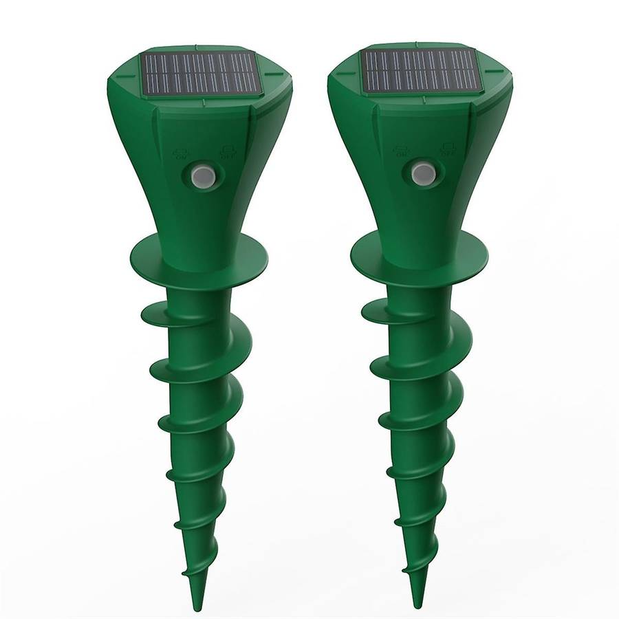 Solar Mole Repellent Ultrasonic, IP65 Waterproof Mole Solar Repellent for Lawns, Rat, Squirrel, Deer