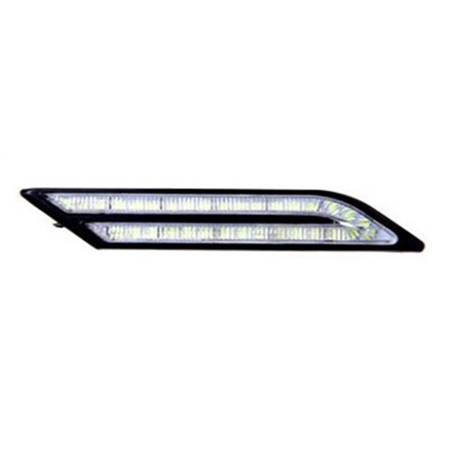 Special Car Modification Led Daytime Running Lights Leaf Board Side Turn Signal Rear Bar Brake Light