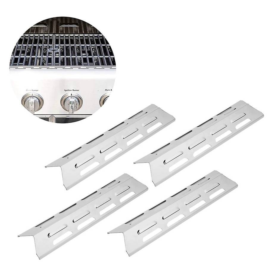 Stainless Steel Barbecue Gas Grill Oven Heat Plate Heat Tents Deflector Burners Cover Accessory Camp