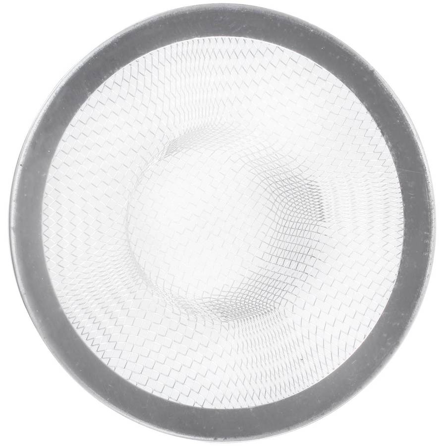 Stainless Steel Drainer Basin Filter Mesh Sink Strainer 3.5 Inch Top Diameter