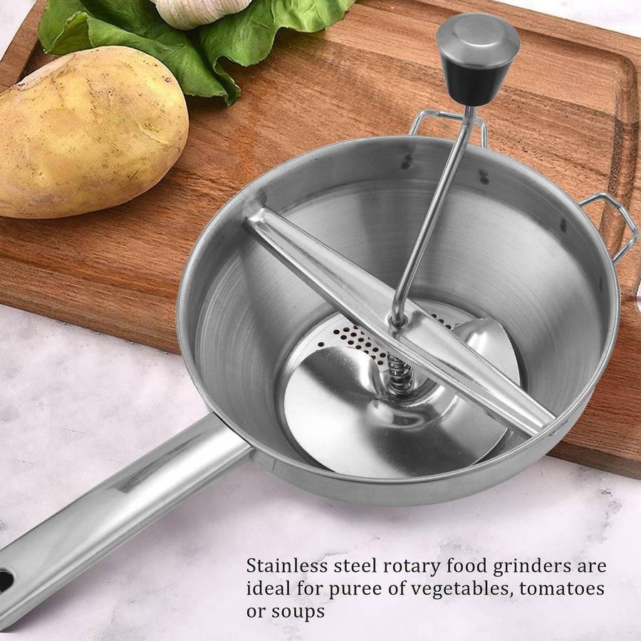 Stainless Steel Food Mill Great Compatible Making Puree Home Kitchen Tools