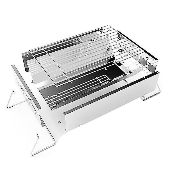 Stainless Steel Grille Environmentally Friendly Disposable Grille Collapsible Portable Outdoor Trave