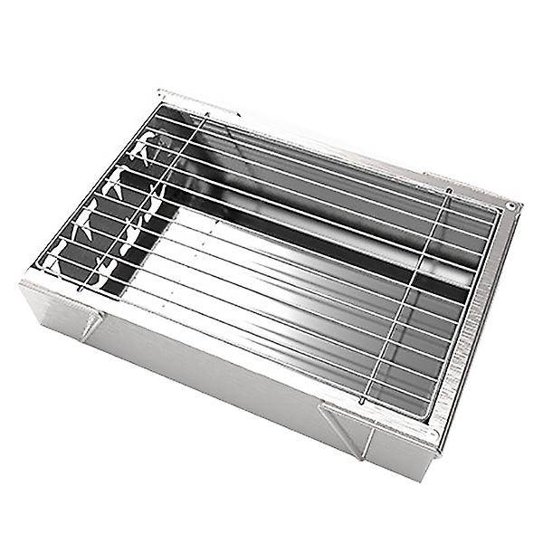 Stainless Steel Grille Environmentally Friendly Disposable Grille Collapsible Portable Outdoor Trave