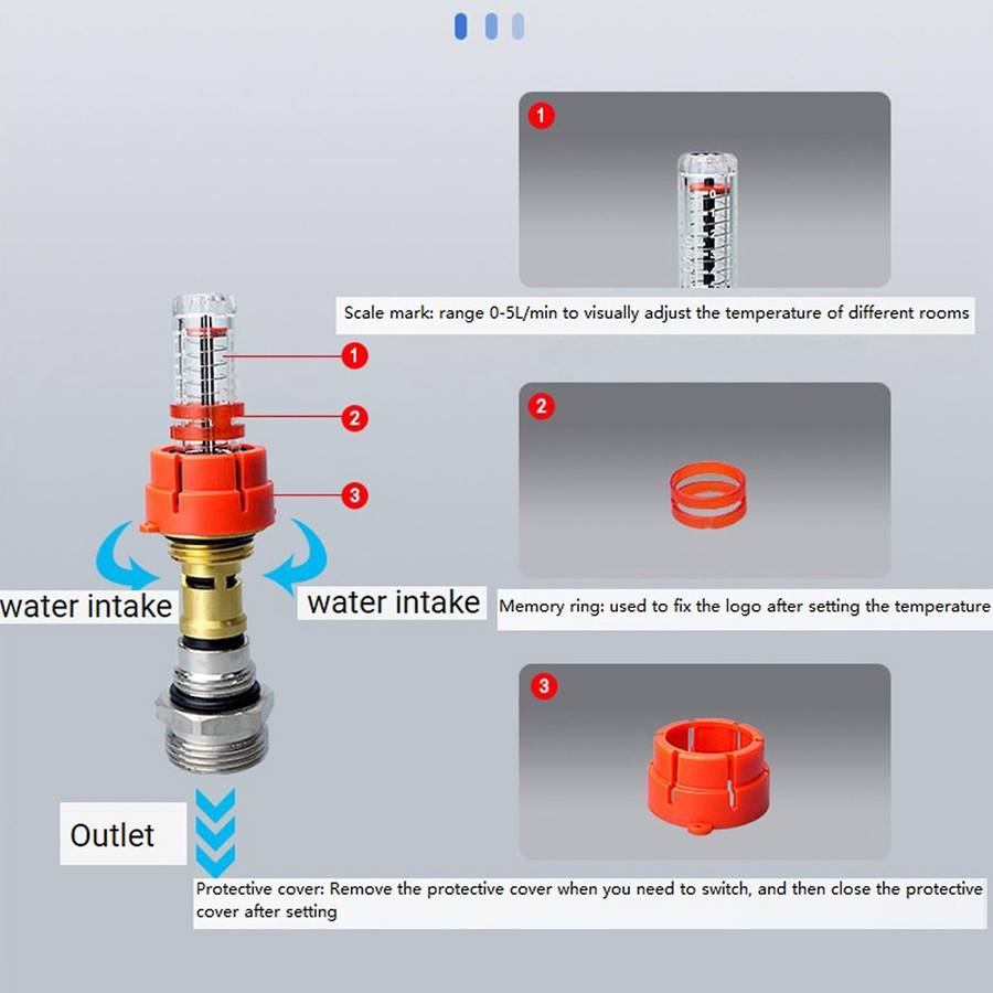 Stainless Steel Manifold to Replace the Meter for Floor Heating Water Separator Accessories