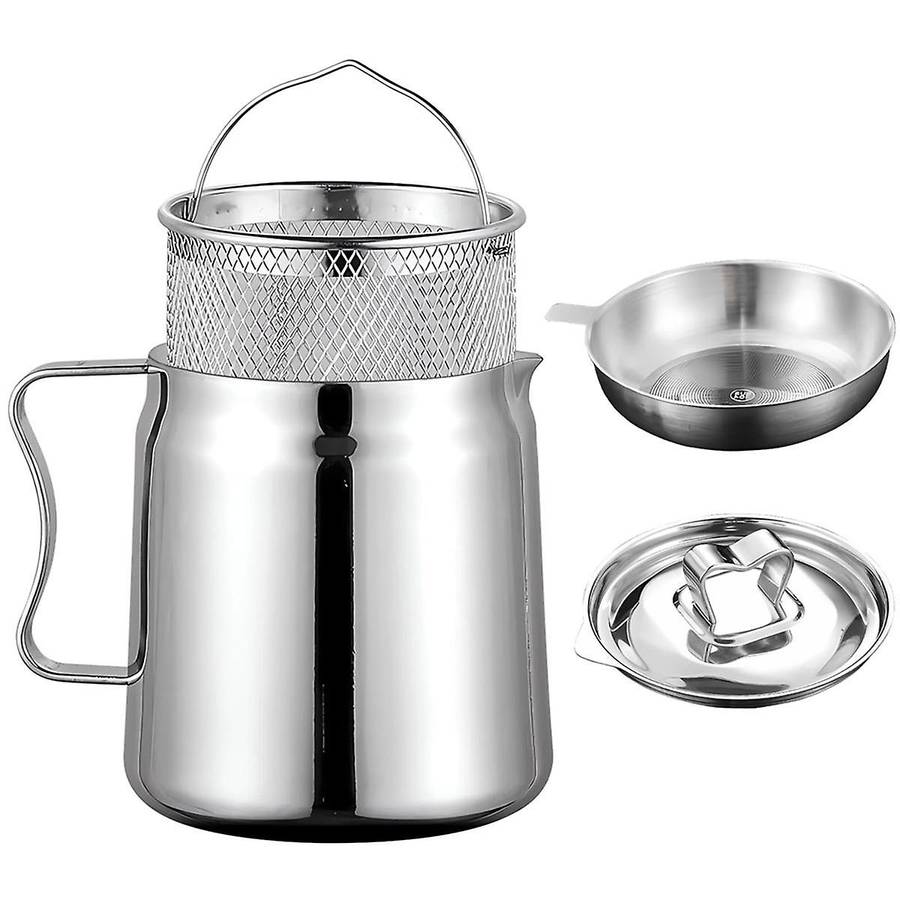 Stainless Steel Oil Filter Pot, 304 Stainless Steel Large Capacity Versatile Oil Filter , Oil Filter