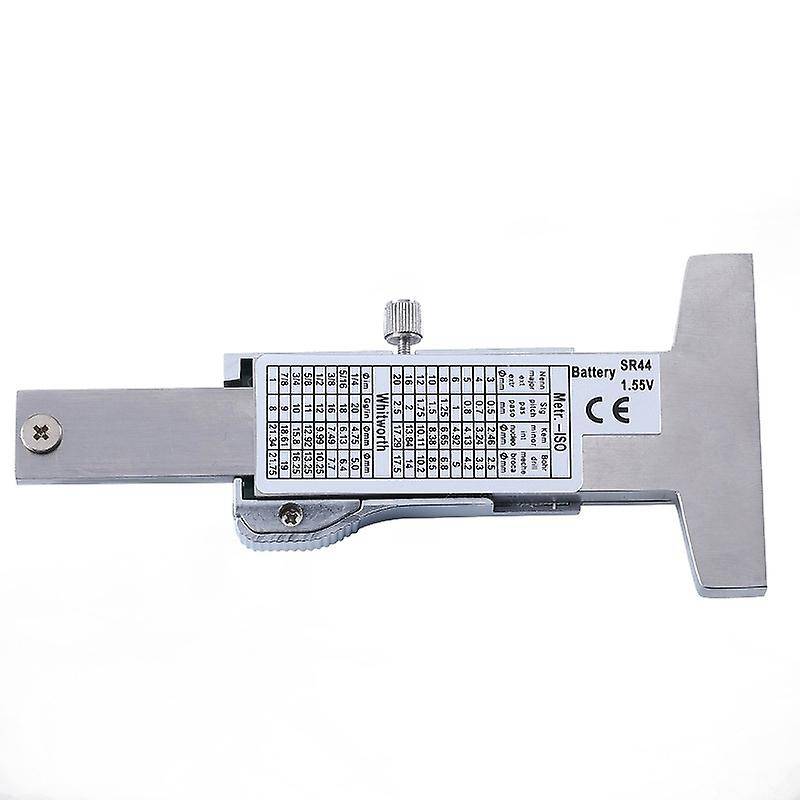 Stainless Steel Tire Tread Depth Gauge,LCD Digital Tire Tread Depth Gauge Tool with Inch and MM Conv
