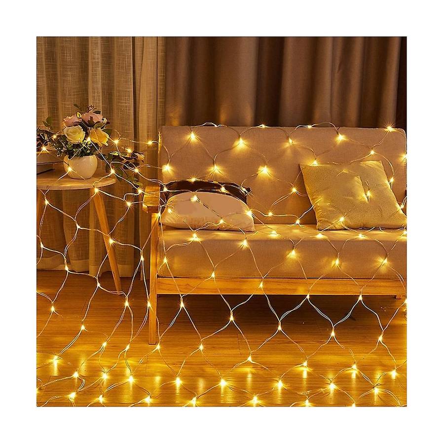 Star Fishing Net Led String 3x2m 192led Outdoor String Fairy Night Lights Holiday Bedroom Home Part