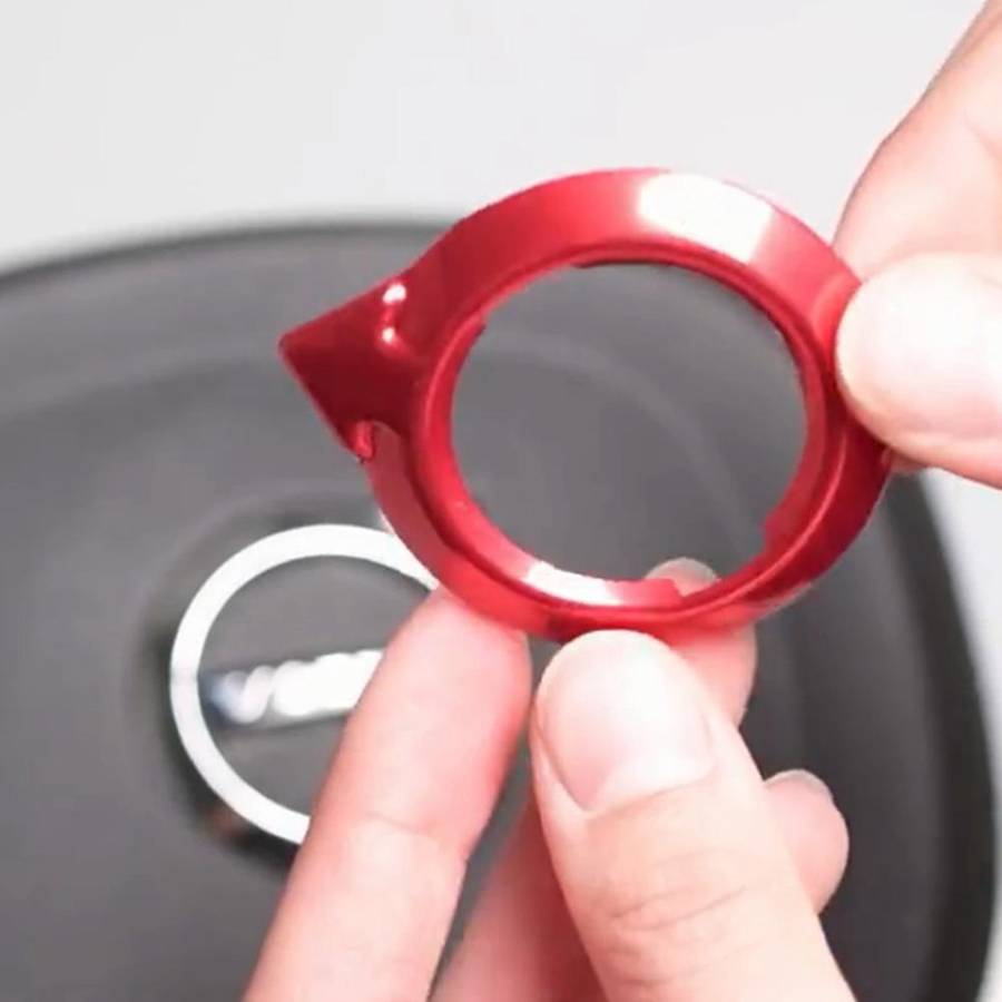 Steering Wheel Emblem Stickers Decal Fit for Silver Auto Interior Steering Wheel Decor Covers