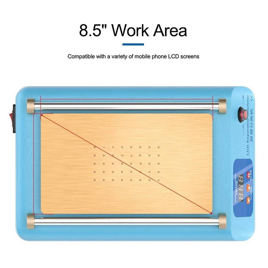 Sunshine S-918l Lcd Screen Separator for Mobile Phone 8 Inch Repair Super Suction Screen Separation