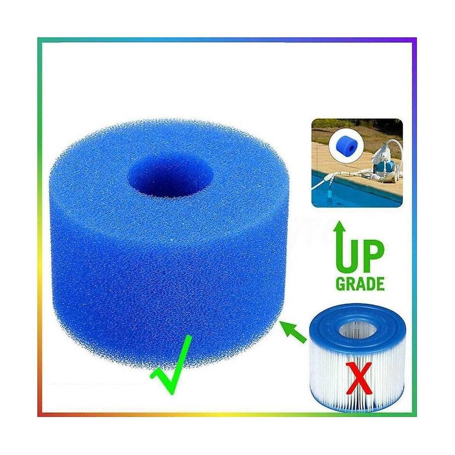 Swimming Pool Filter Foam Reusable Sponge Suitable for S1 Type Filter Pool Accessories