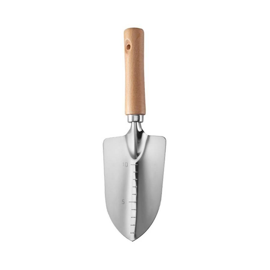 The 3-piece Garden Wooden Handle Small Shovel Includes A Wide Shovel, A Pointed Shovel and A Three-