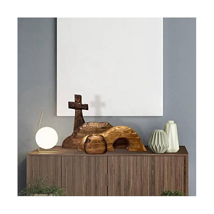 The Empty Tomb Easter Scene and , Wooden Easter Tomb Scene Decoration, Wood Easter Rebirth Decor