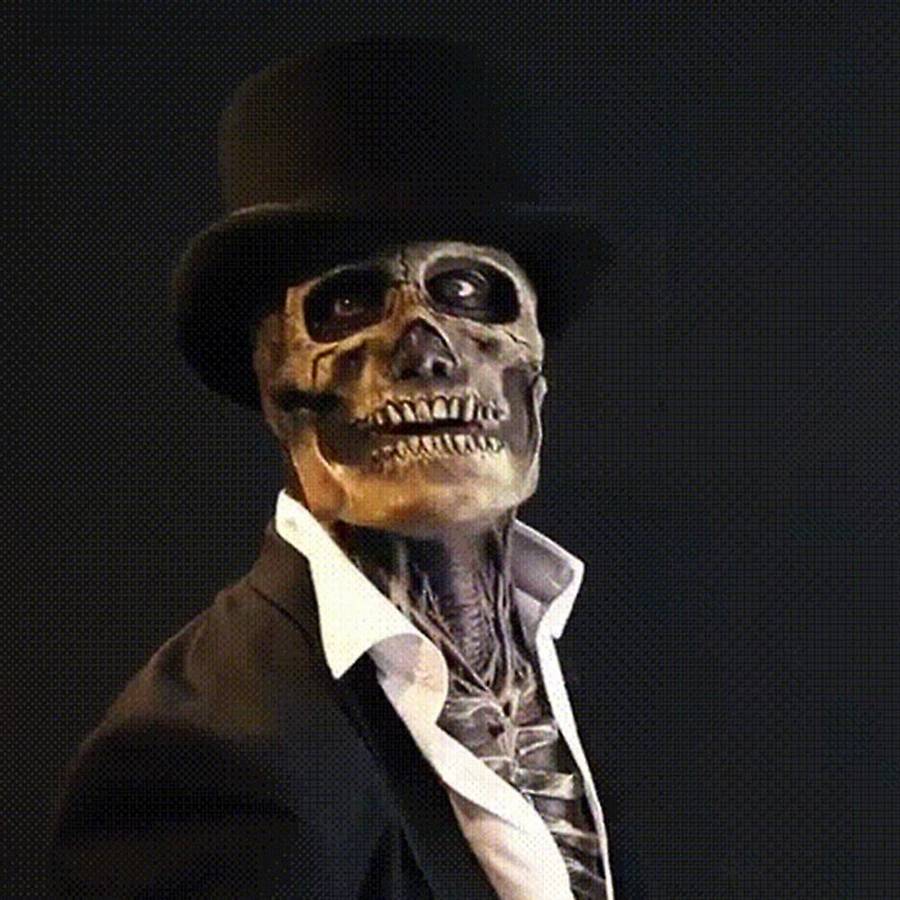 The Latest Skeleton Biochemical Mask for Halloween Party Cosplay Props Silicone Full Cover Head Cove