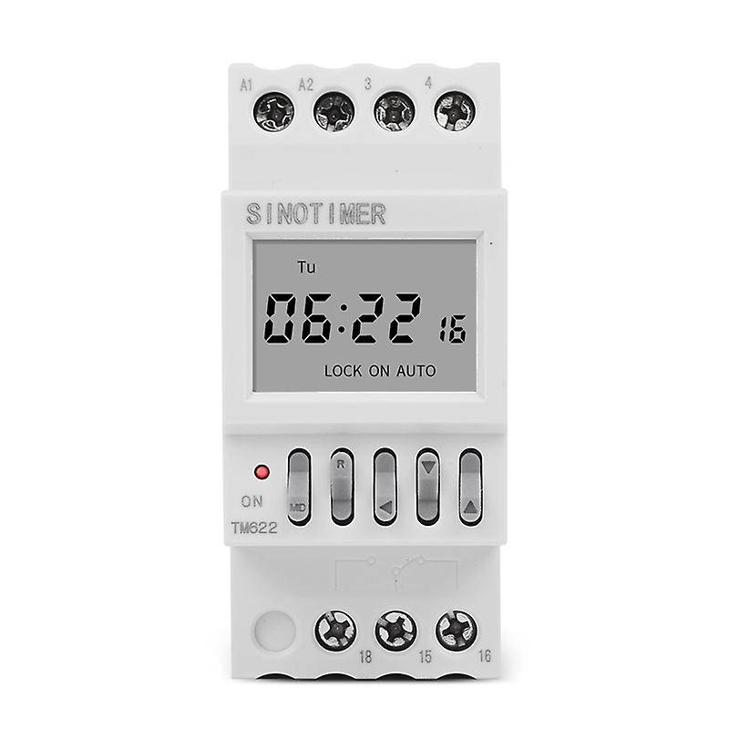 TM622 1 Second Interval Big LCD Display Programmable Timer Switch Digital Time Relay Electronic Ligh