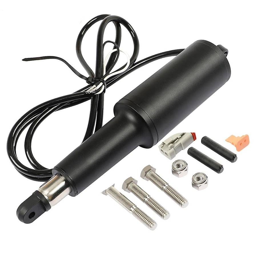 Trim Tabs Actuator Assembly, 12V Trim Tab Actuator 101 Standard 2 1/4in Stroke 6Ft Cable 15054001 fo