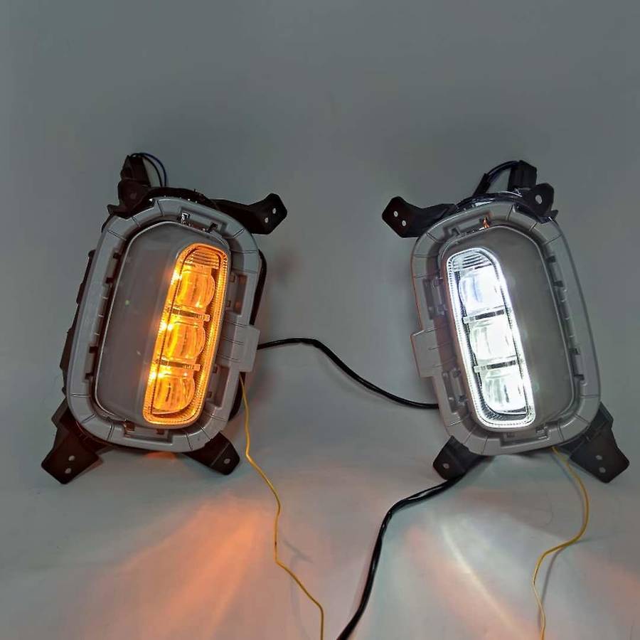 Turn Yellow Signal Relay 12V Car DRL Lamp LED Daytime Running Light for Seltos KX3 2020 2021
