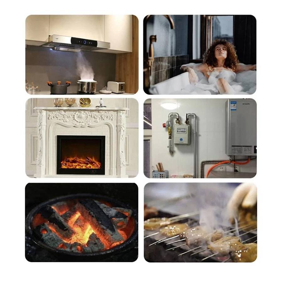 Tuya Wifi Carbon Monoxide Smoke Detector 2-in-1 Smoke Sensor Smart Life App Control Fire Alarm Secu