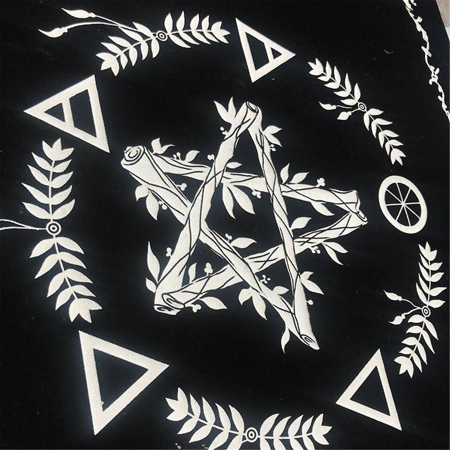 Type B Tarot Tablecloth Velvet Mat Five-Pointed Star Tablecloth Beautiful Pattern Tablecloth