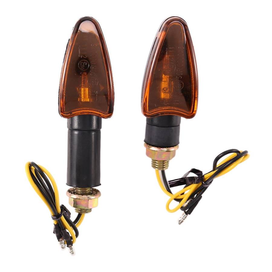 Universal 12V Motorcycle Turn Signal Indicator Light Compatible Honda Suzuki