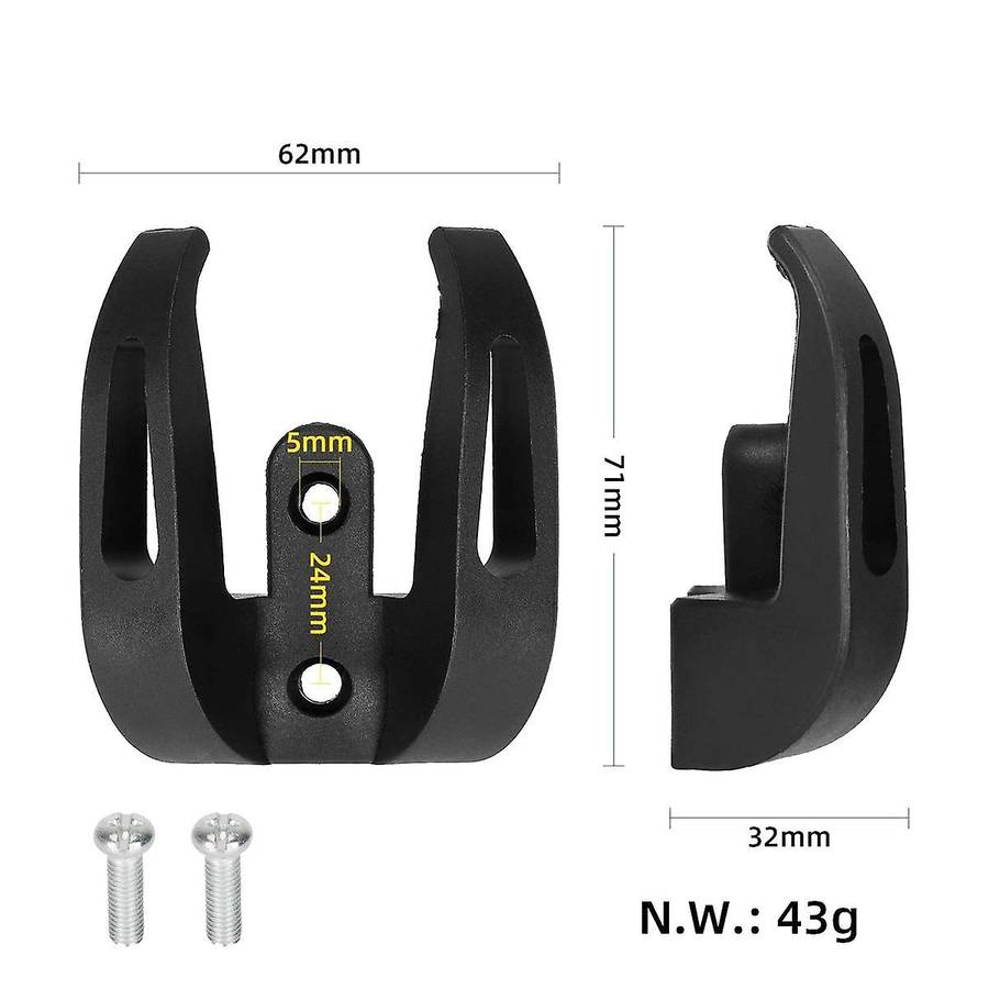 Universal Front Hook Hanger Electric Scooter for 1S / Helmet Dual Claw Bags Grip Scooter Handle Hook