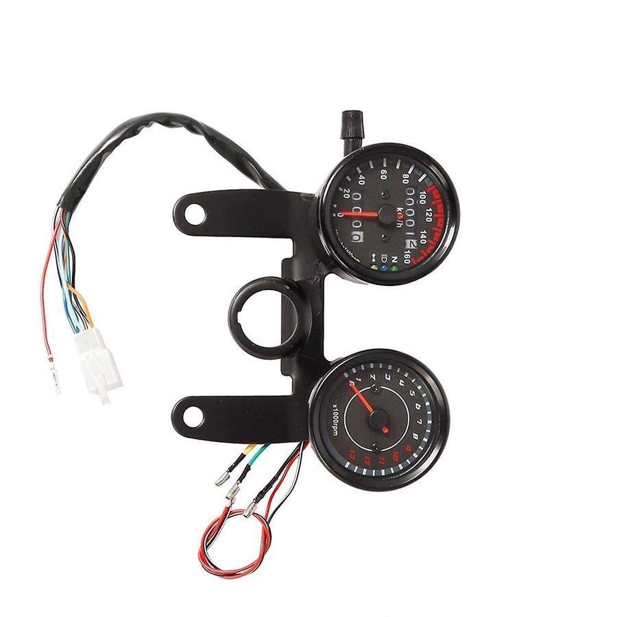 Universal Motorcycle Speedometer Odometer Led Backlight Tachometer
