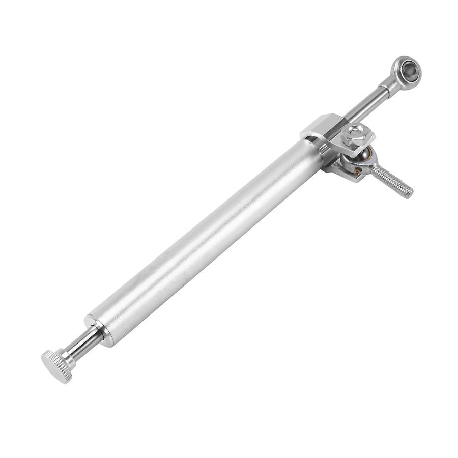 Universal Motorcycle Stabilizer Steering Damper Aluminum Alloy Direction Damper Accessories Silver