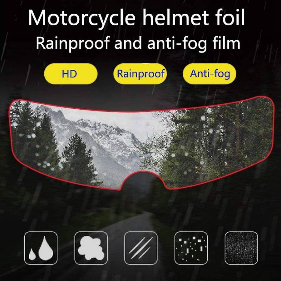 Universal Type Motorcycle Helmet Anti-Rain Anti-Fog Film Electric Car Half-Helmet Anti-Fog Lens Pat