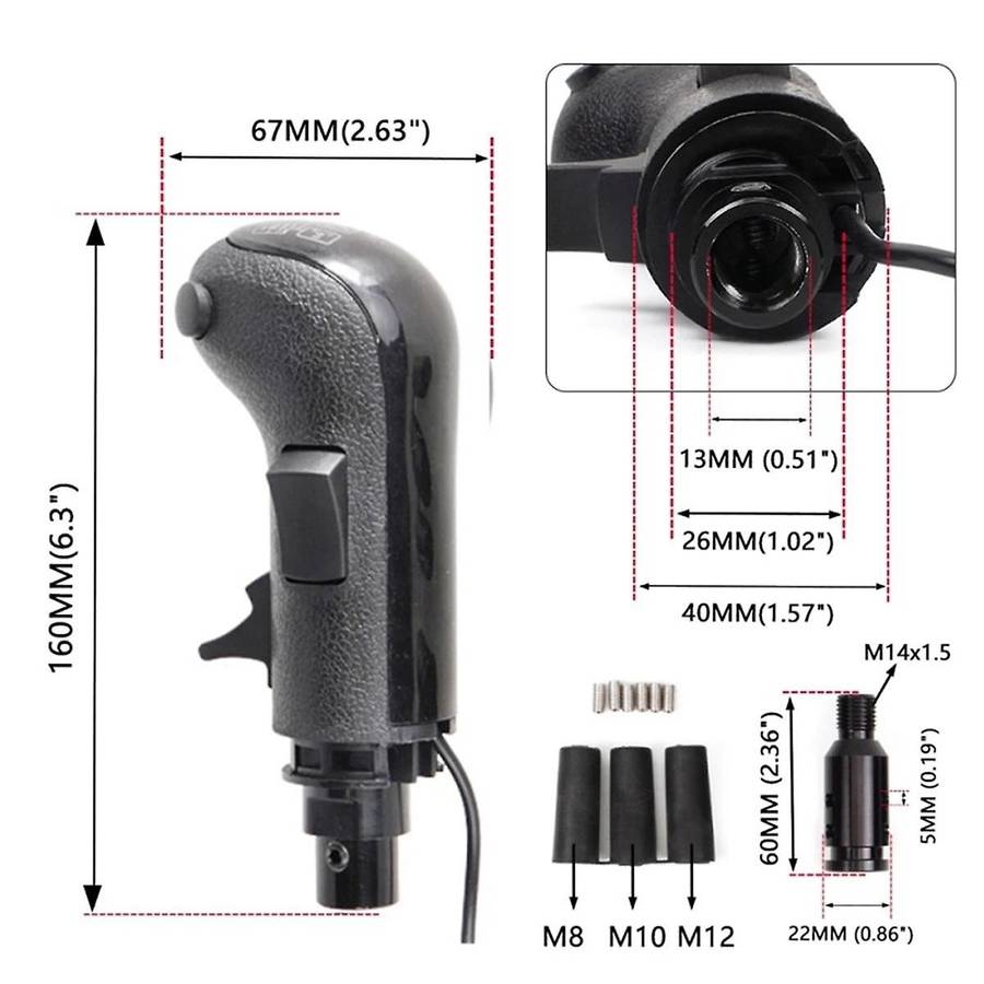 USB Shifter Knob for G29 G27 G25 TH8A High Low Gear Simulator PC USB Gearshift Knob