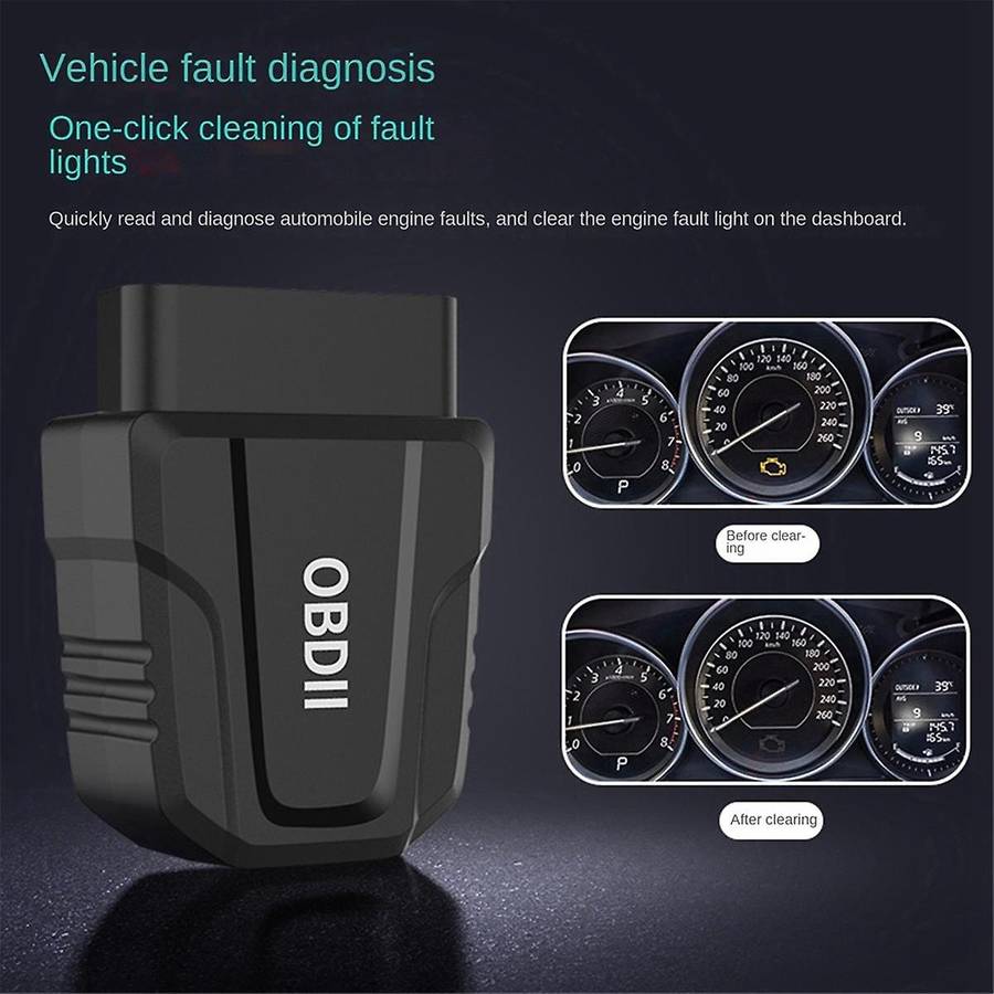 V011 OBD OBDII Diagnostic Tool Bluetooth 5.4 for IOS/Android OBD2 Professional Code Reader 9Protoco