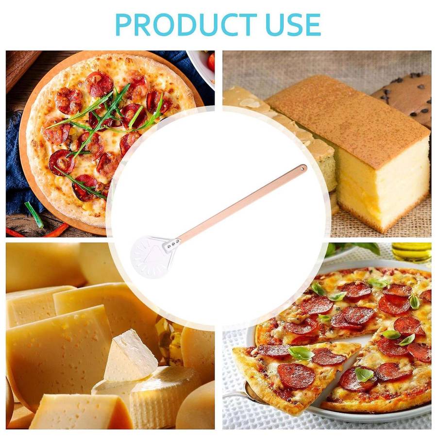 8 Inch Perforated Pizza Turning Peel Pizza Shovel