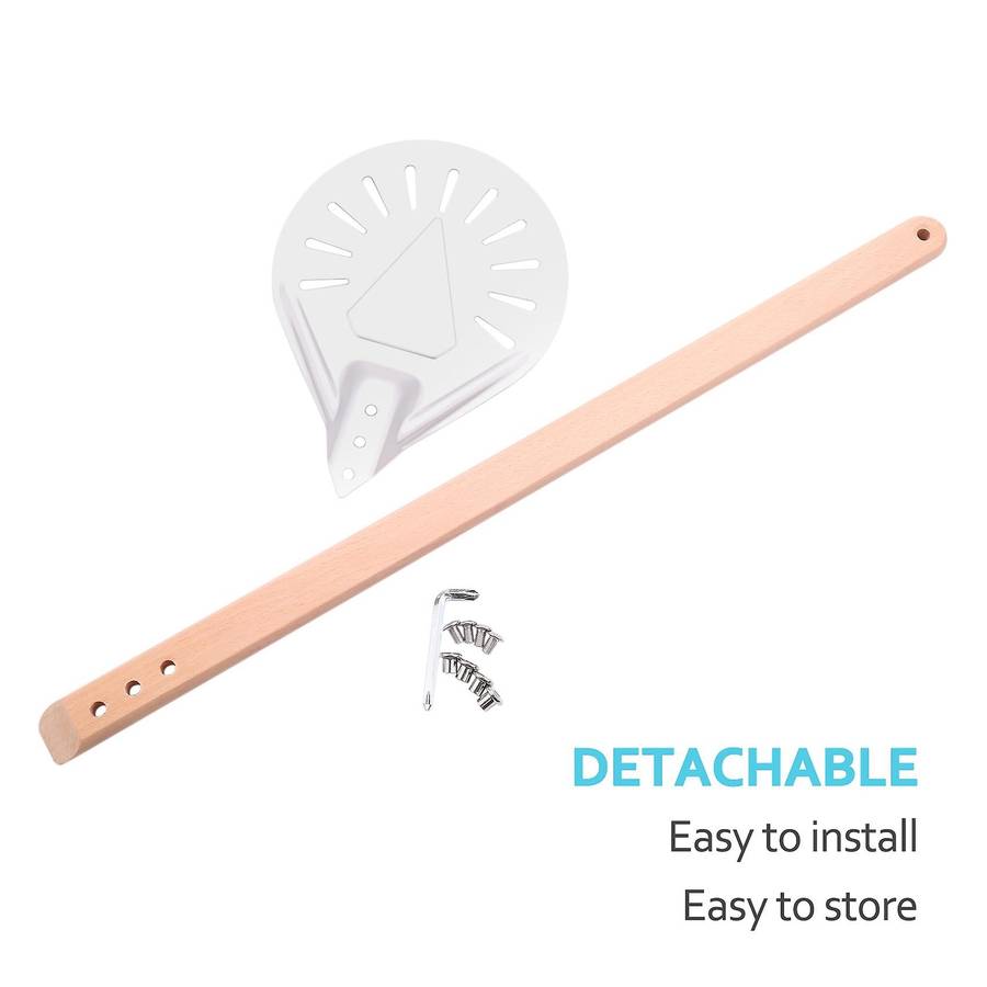 8 Inch Perforated Pizza Turning Peel Pizza Shovel