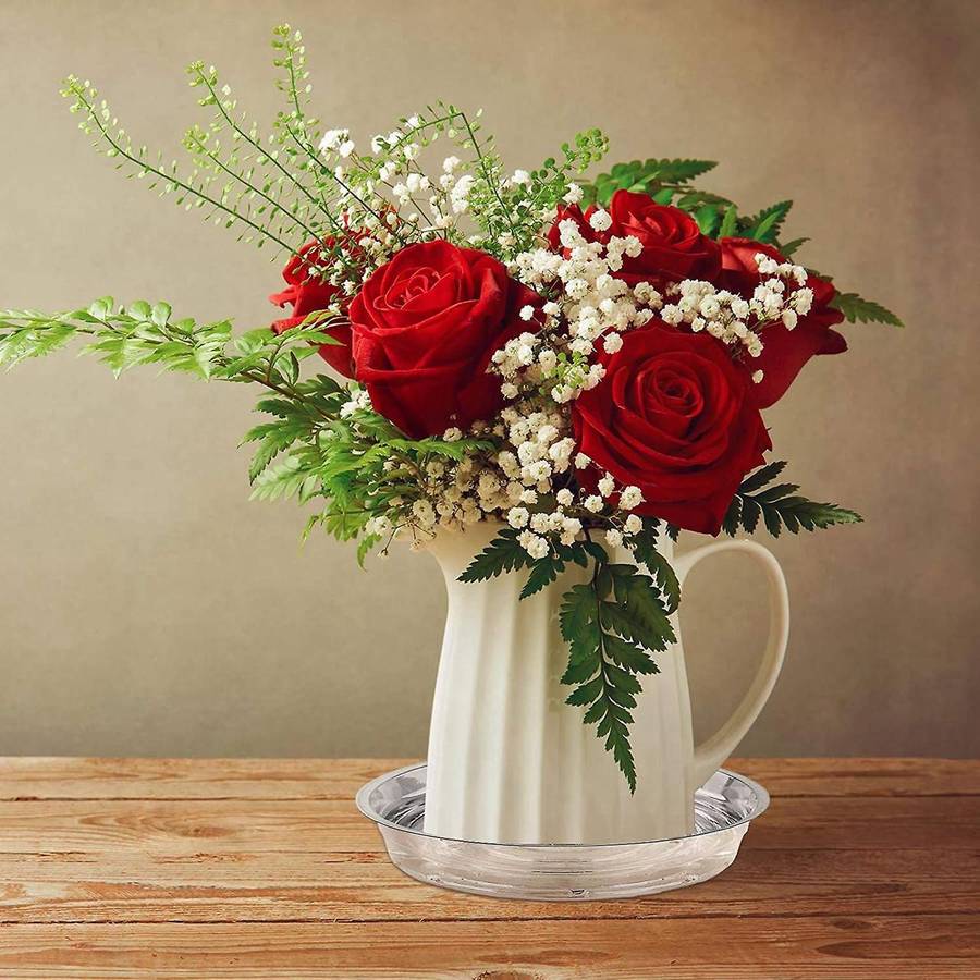 Plant Saucers, 20 Pack Of 30cm (12 Inch), Transparent Flower Pot Drip