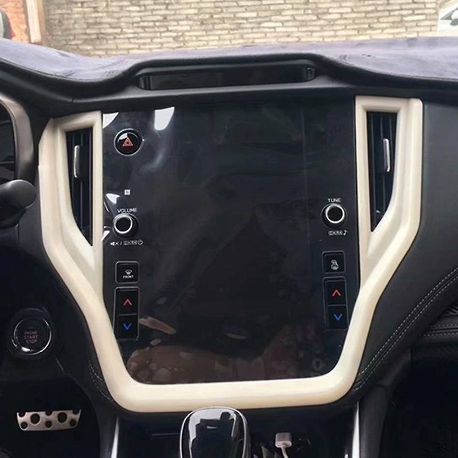 Carbon Fiber Navigation Panel Cover for Subaru Outback Bt 2021 2022