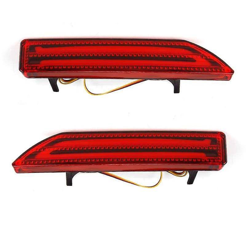 Car Rear Bumper Light Guide Strip with Driving Brake Dual Function