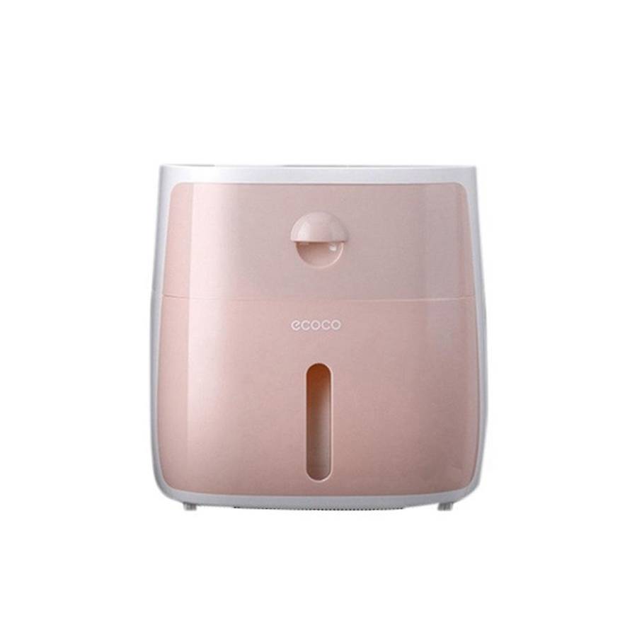 Ecoco Toilet Roll Tray Toilet Paper Holder Storage Box for Bathroom-d