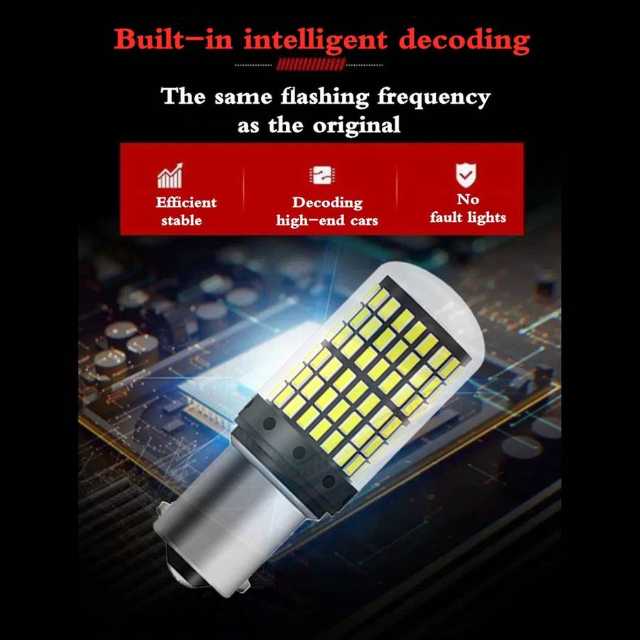 10pcs 3014 144smd Canbus 1157 Bay15d Bulbs Car Turn Signal Light E