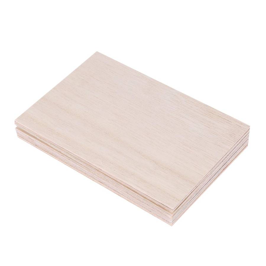 40pcs Wooden Plate 150 X 100 X 2mm for House Ship Craft Model Diy