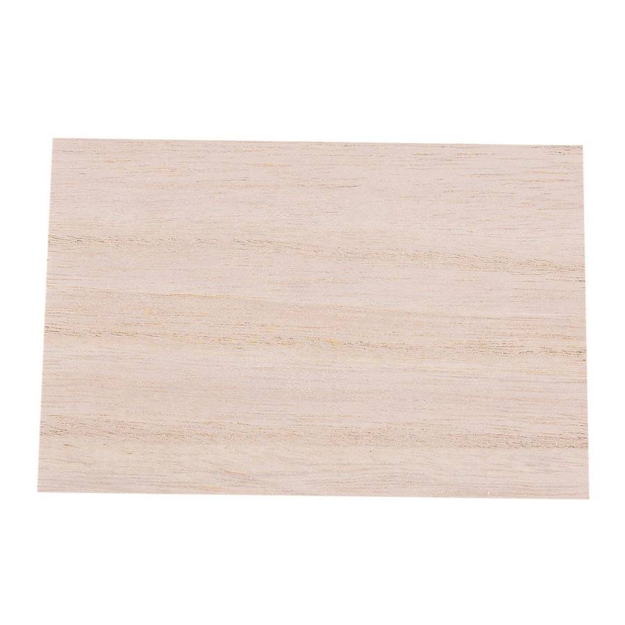 40pcs Wooden Plate 150 X 100 X 2mm for House Ship Craft Model Diy