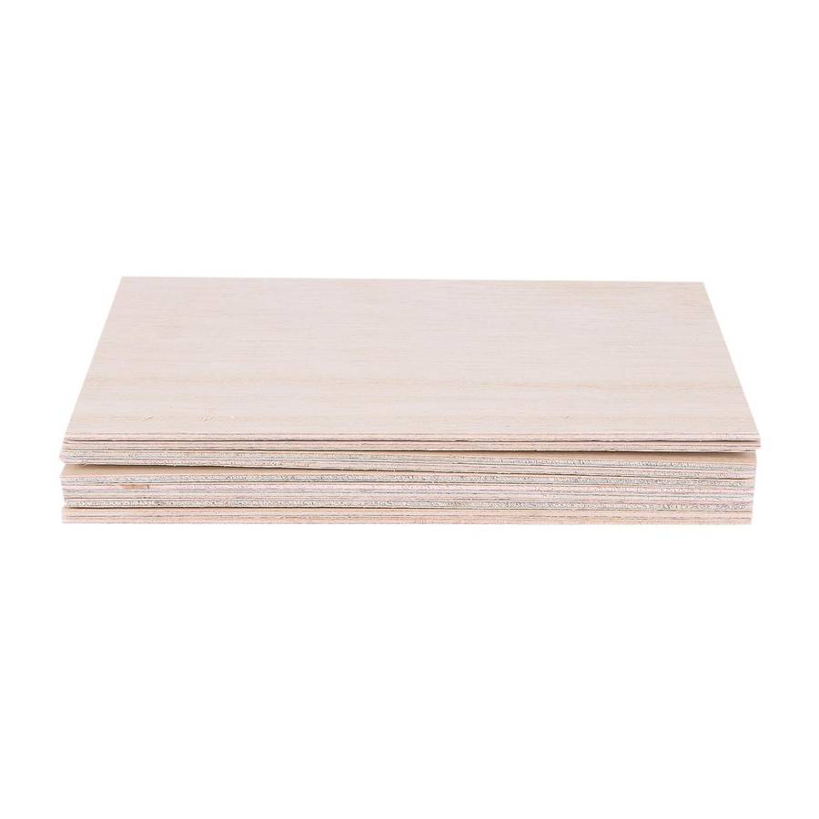 40pcs Wooden Plate 150 X 100 X 2mm for House Ship Craft Model Diy