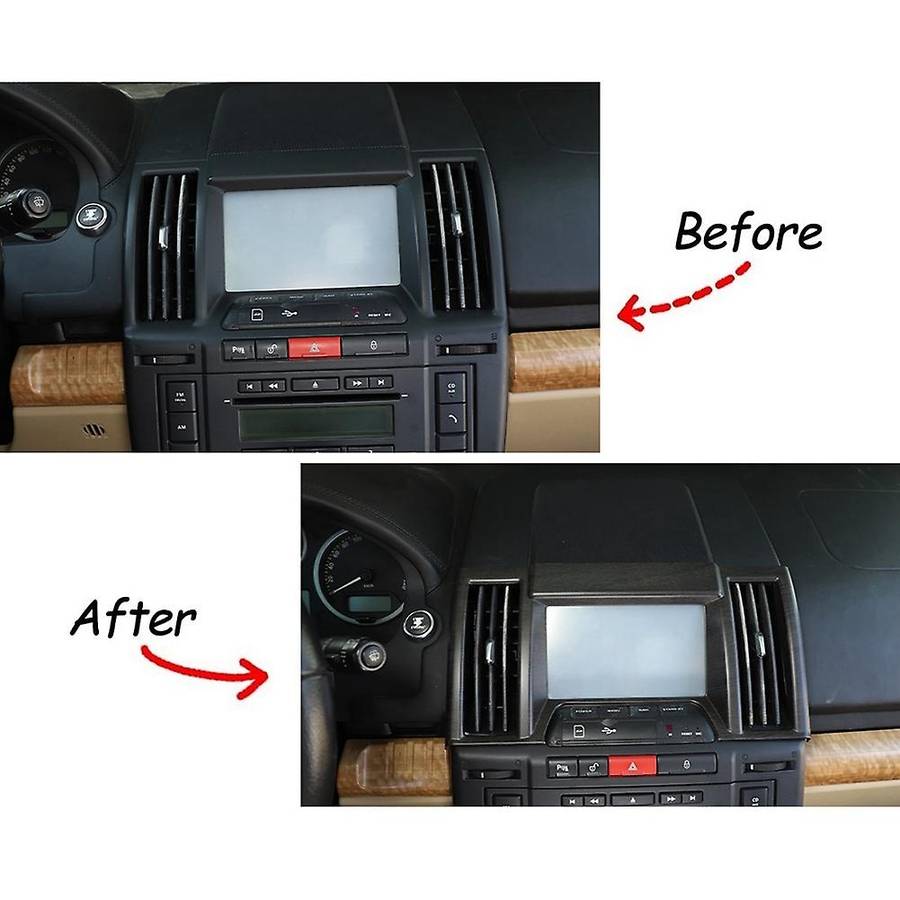 For 2007-2012 Land Rover Freelander 2 Car Gps Screen Frame Trim