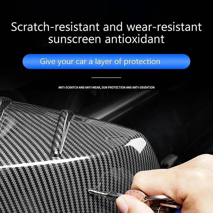 For Toyota Cover Cap Trim Decor Sticker Accessories,carbon Fiber