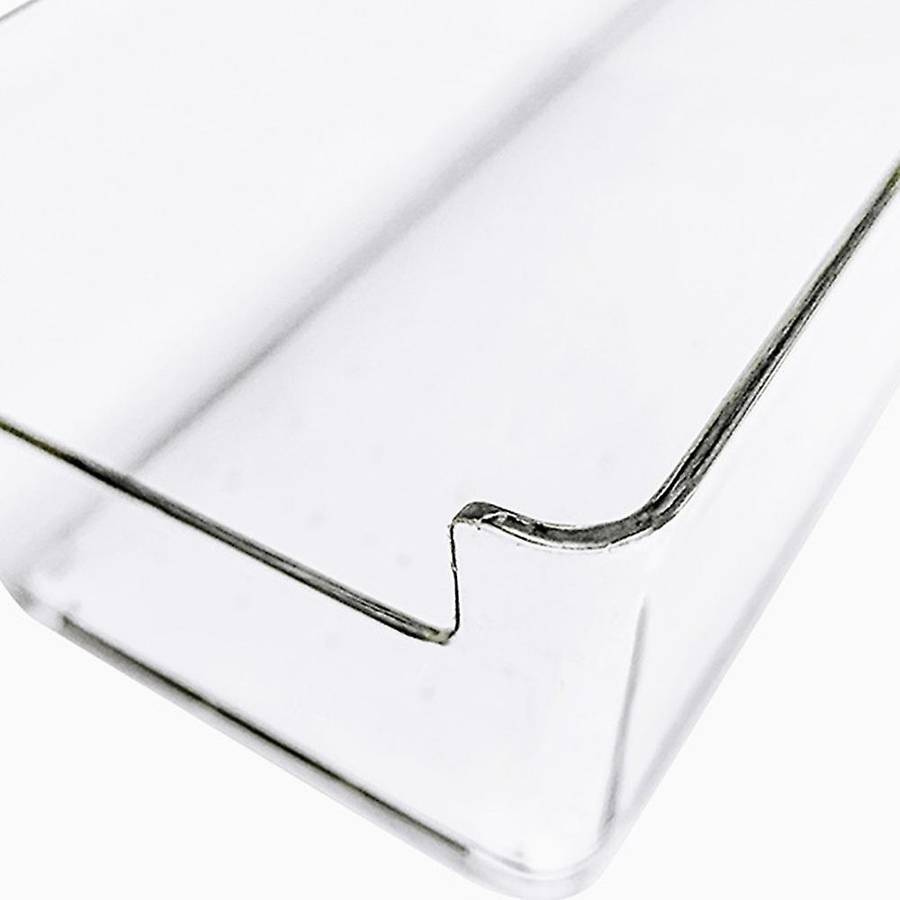 6pcs Clear Drawer Bins Case for Utensil Cosmetic Kitchen Tableware