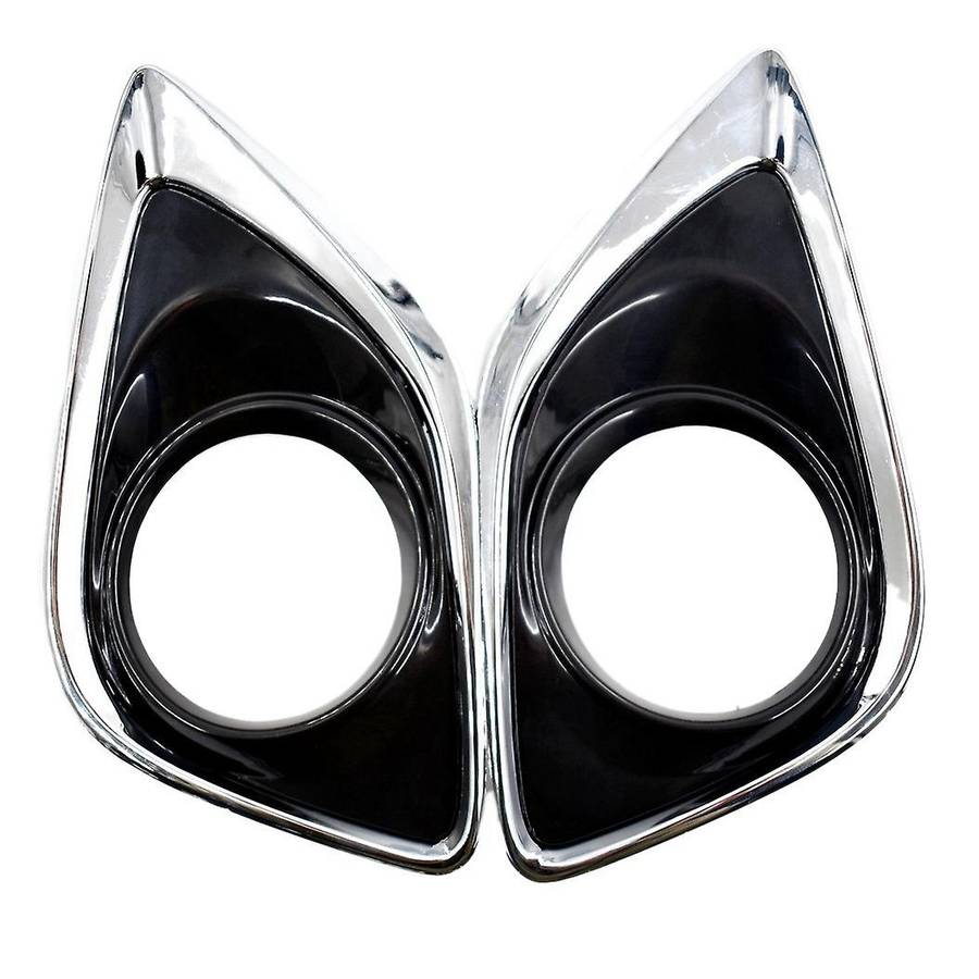 2pcs Car Front Bumper Fog Light Cover for Toyota Venza 2013-2016
