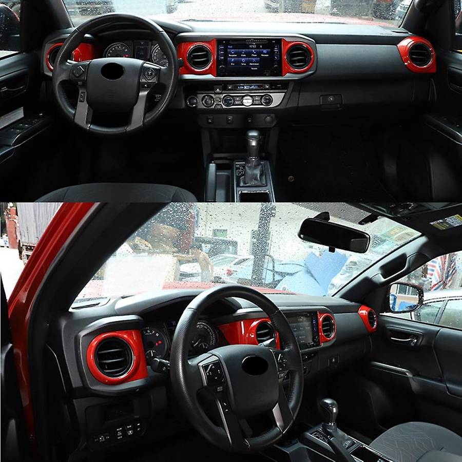 For Toyota Tacoma Air Conditioning Outlet Cover Red