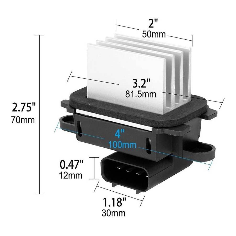 Ac Blower Motor Resistor Control Module for Ford Lincoln Bl3z19e624a