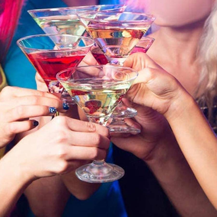 Plastic Martini Glasses, for Cocktail Champagne Flutes Dessert