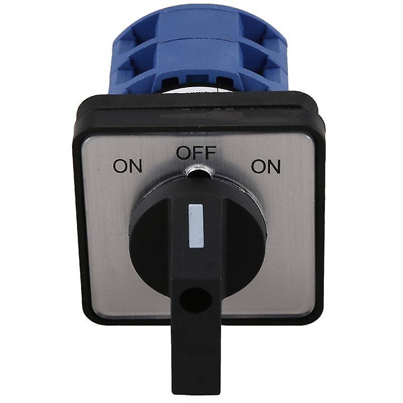 3x Ac660v 25a 3-position Momentary Changeover Switch Blue+black