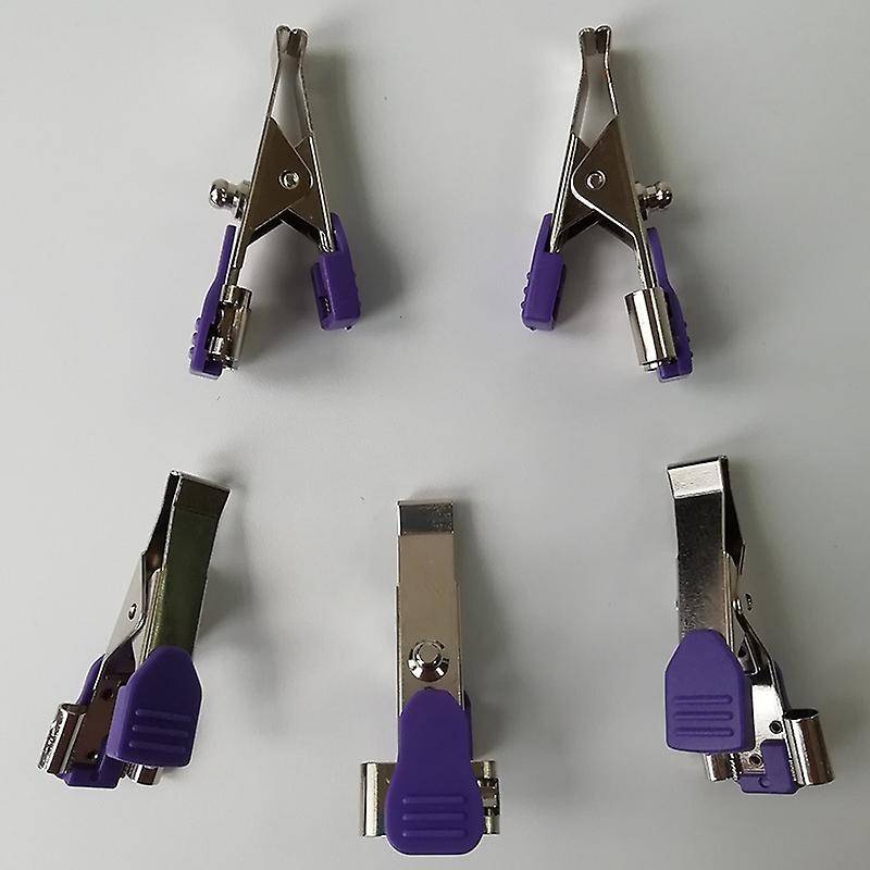 10pcs Ecg/ekg Alligator Clip Electrodes for Pets,used to Fix Cables