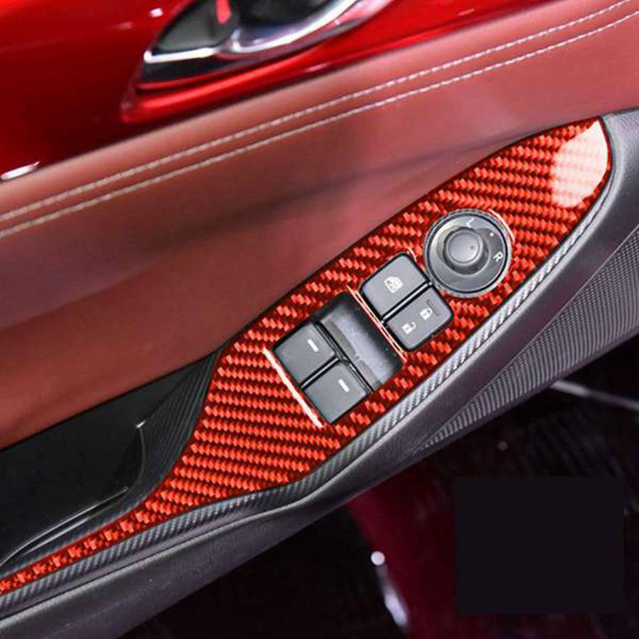 Window Lift Button Panel Decorative Sticker (left-hand Drive High)