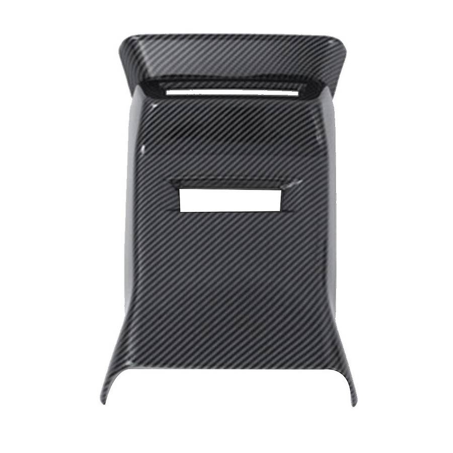 Carbon Fiber Car Rear Exhaust Air Vent Kick Plate Cover Decoration